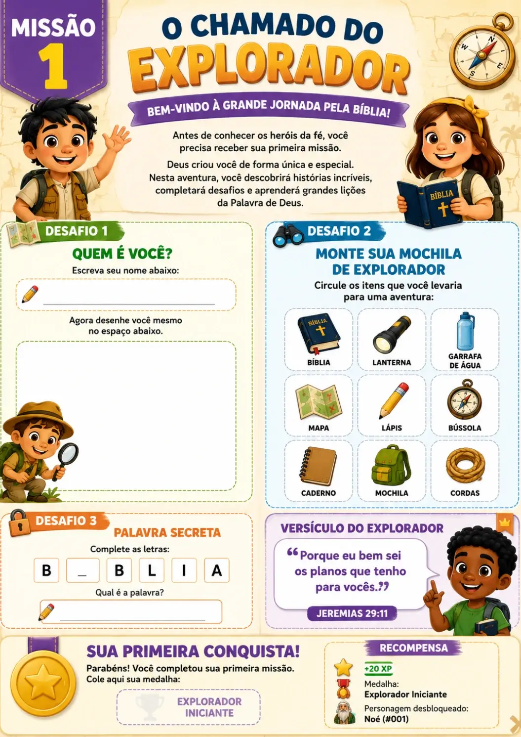 Missão do explorador