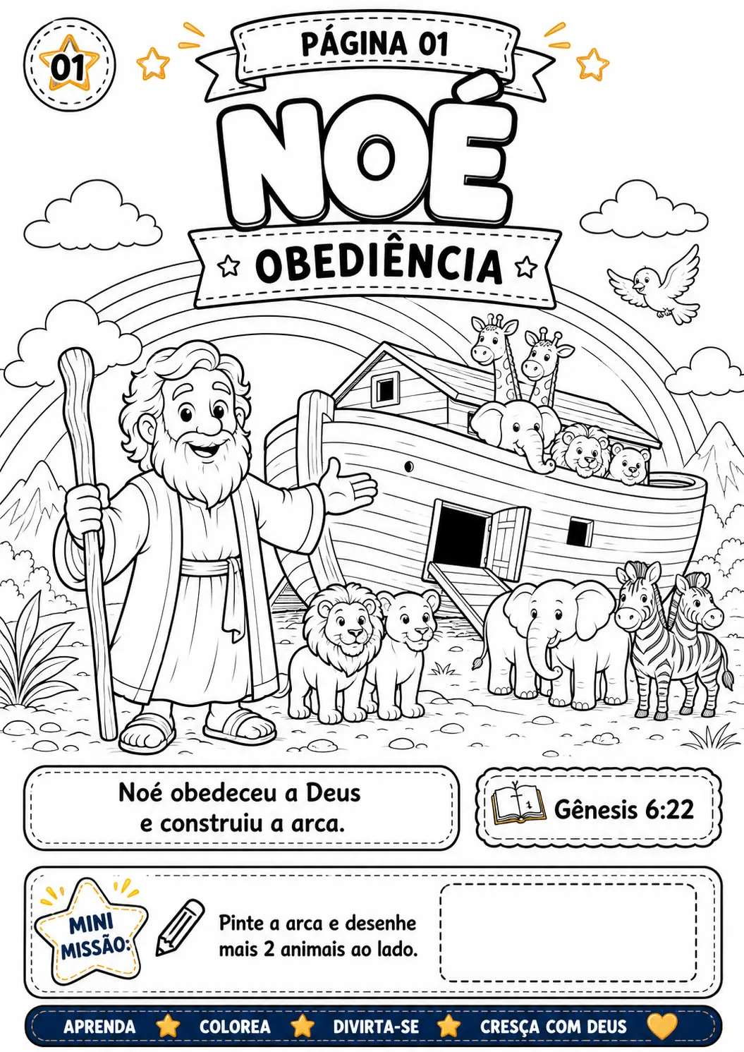 Página para colorir